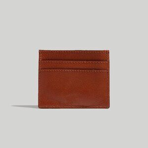 Madewell Leather Cognac Card Holder